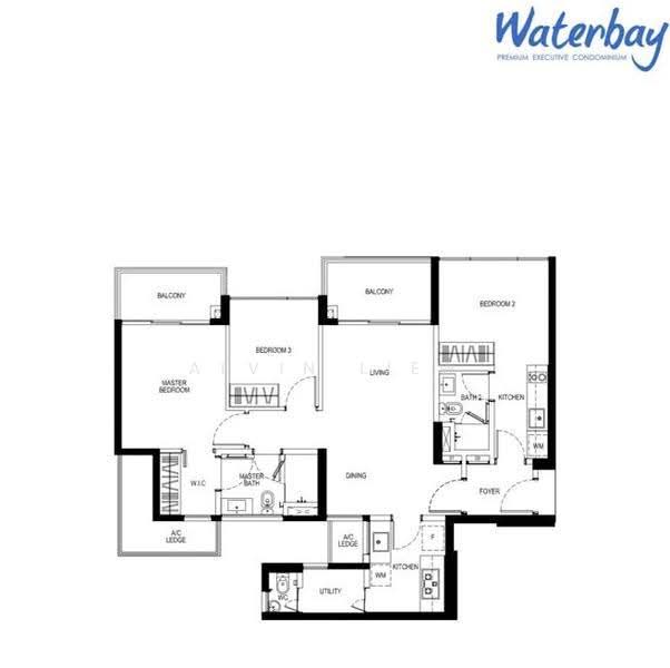 Waterbay, 47B Edgefield Plains, Hougang / Punggol / Sengkang, Studio, 250 sqft, Executive Condominium For Rent, by Alvin Liew, 24832878 - PropertyGuru.com.sg