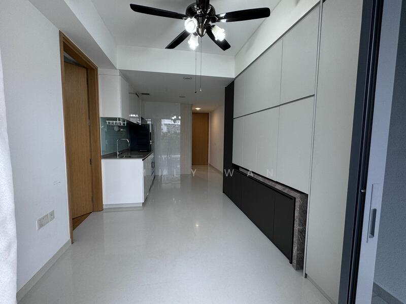 Squarish dining and living 