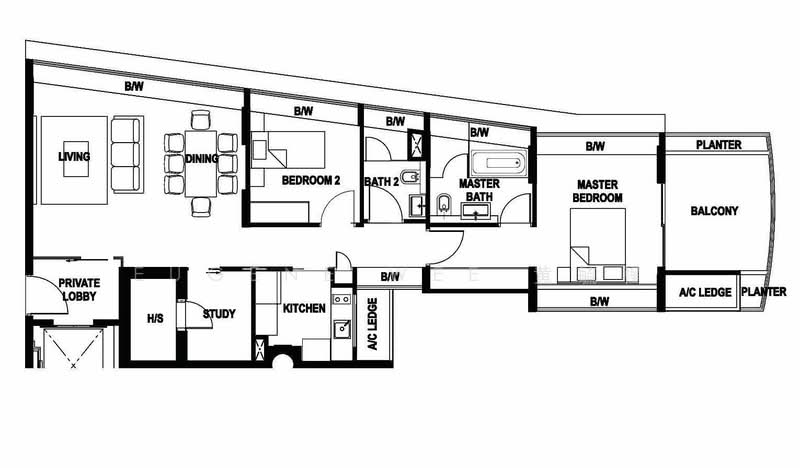 Lush on Holland Hill, 21 Holland Hill, 2 Bedrooms, 1,281 sqft, Condominium For Rent, by Eugene Wee, 24835751 - PropertyGuru.com.sg