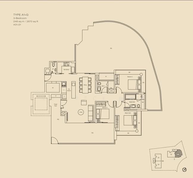 Treasure on Balmoral, 5 Balmoral Road, 3 Bedrooms, 2,670 sqft, Apartment For Rent, by Mel Peck 白春娇, 24840304 - PropertyGuru.com.sg
