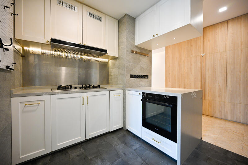 Open concept kitchen