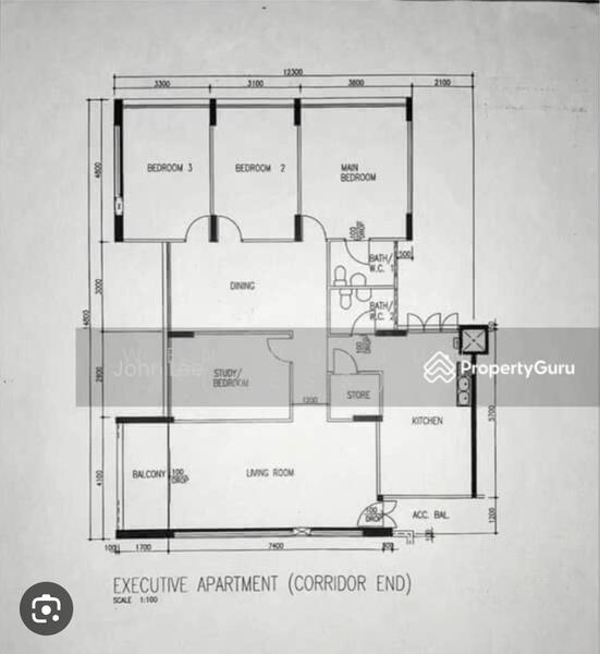 For Rent 392 Yishun HDB for rent 3+1 near Aerospace & seletar