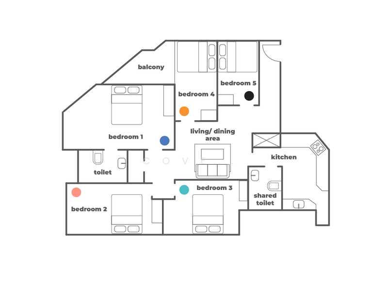 Winsome Apartments, Lorong 7 Geylang, Eunos / Geylang / Paya Lebar, Room Rental, 183 sqft, Apartment For Rent, by Cove, 24843890 - PropertyGuru.com.sg