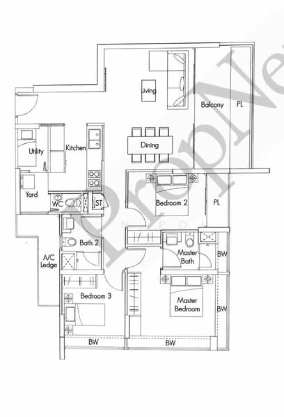 Coralis, 530 Joo Chiat Road, 3 Bedrooms, 1,206 sqft, Condominium For Rent, by Erin Poh, 24848466 - PropertyGuru.com.sg