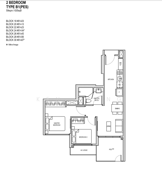 Affinity At Serangoon, 32 Serangoon North Avenue 1, Hougang / Punggol / Sengkang, 2 Bedrooms, 635 sqft, Condominium For Rent, by Ken CHONG, 24853387 - PropertyGuru.com.sg