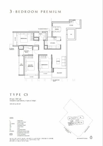 The Arcady At Boon Keng, 1037 Serangoon Road, 3 Bedrooms, 1,087 sqft, Condominium For Sale, by Henry Lim, 24854679 - PropertyGuru.com.sg