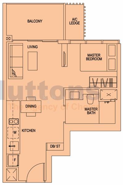 Sims Urban Oasis, 2 Sims Drive, Eunos / Geylang / Paya Lebar, Studio, 484 sqft, Condominium For Rent, by Fernandus Li, 24856415 - PropertyGuru.com.sg