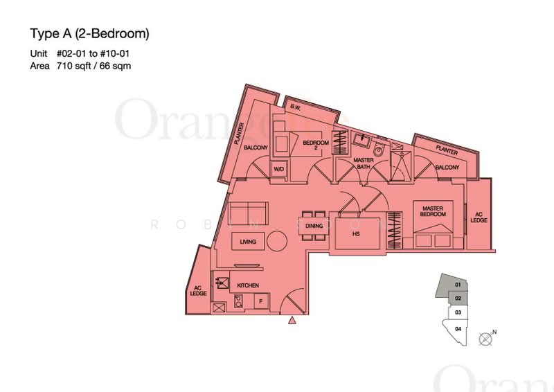 16 @ Amber, 16 Amber Road, 2 Bedrooms, 710 sqft, Apartment For Rent, by Robin Soon, 24857644 - PropertyGuru.com.sg