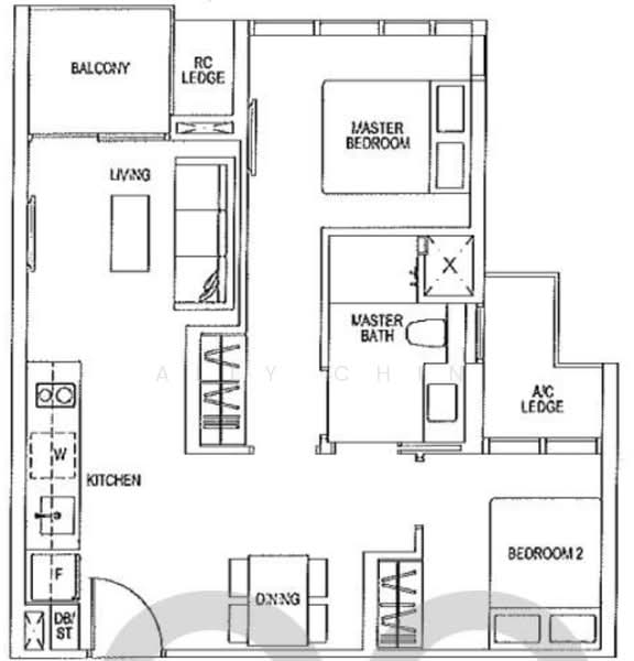 Sims Urban Oasis, 10 Sims Drive, 2 Bedrooms, 624 sqft, Condominium For Rent, by Ally Chin, 24859178 - PropertyGuru.com.sg