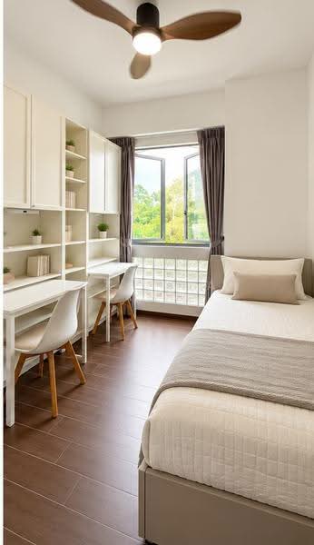 Springdale Condo, 51 Hindhede Walk, Clementi Park / Upper Bukit Timah, Room Rental, 120 sqft, Condominium For Rent, by Loke Xian Xun, 24864277 - Study - PropertyGuru.com.sg