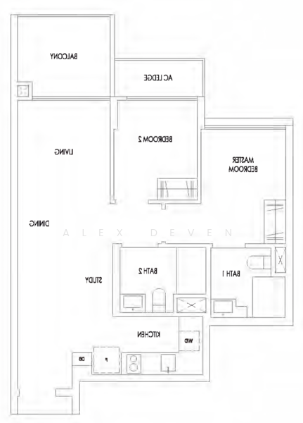 Treasure at Tampines, 1 Tampines Lane, 2 Bedrooms, 678 sqft, Condominium For Rent, by Alex Deven, 24870469 - PropertyGuru.com.sg