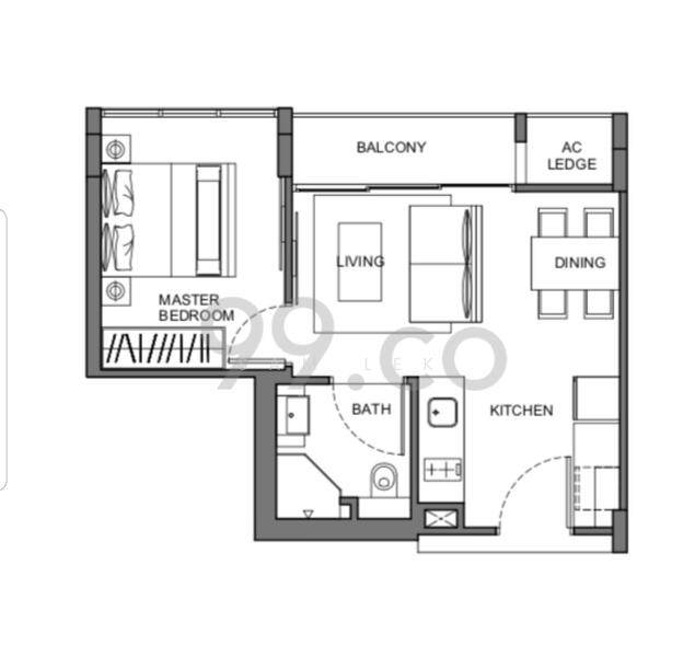 The Enclave Holland, 131 Holland Road, 1 Bedroom, 420 sqft, Condominium For Rent, by Sam Lek, 24872598 - PropertyGuru.com.sg