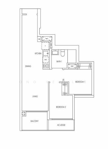 Treasure at Tampines, 5 Tampines Lane, 2 Bedrooms, 581 sqft, Condominium For Rent, by Ong Yew Lai, 24872681 - PropertyGuru.com.sg