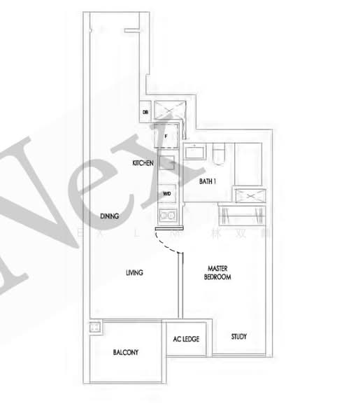 Treasure at Tampines, 49 Tampines Lane, 1 Bedroom, 484 sqft, Condominium For Rent, by Lex Lim 林双麟, 24873652 - PropertyGuru.com.sg