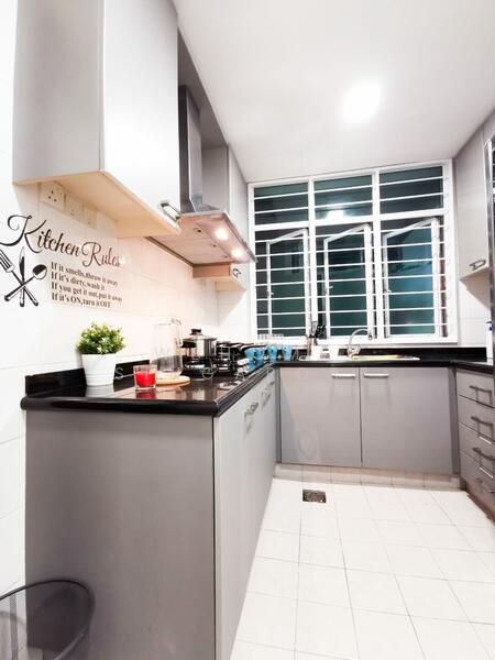 Enclosed Kitchen