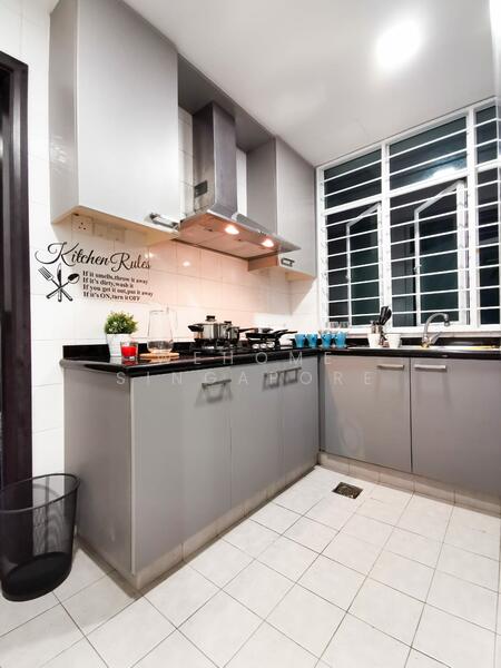 Enclosed Kitchen
