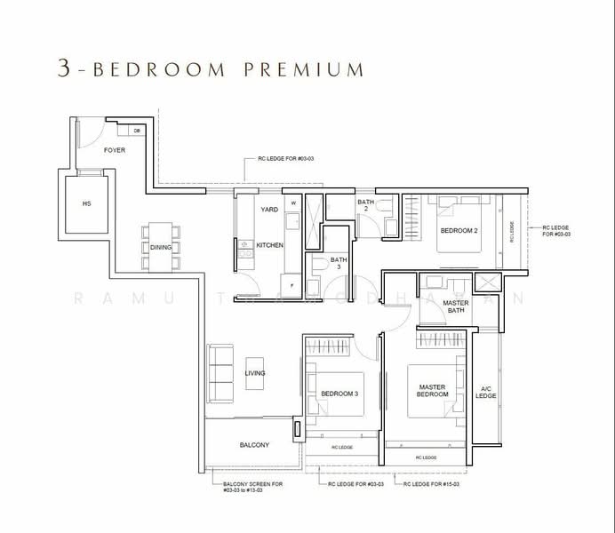 The Arcady At Boon Keng, 1037 Serangoon Road, 3 Bedrooms, 1,195 sqft, Condominium For Sale, by Ramu Thamodharan, 24882507 - PropertyGuru.com.sg