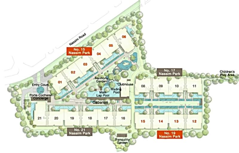 Nassim Park Residences, 21 Nassim Road, 4 Bedrooms, 6,867 sqft, Condominium For Sale, by Betty Chandra, 24884158 - Site Plan - PropertyGuru.com.sg