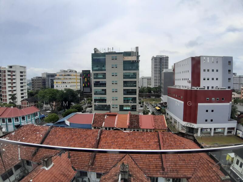 living hall balcony view