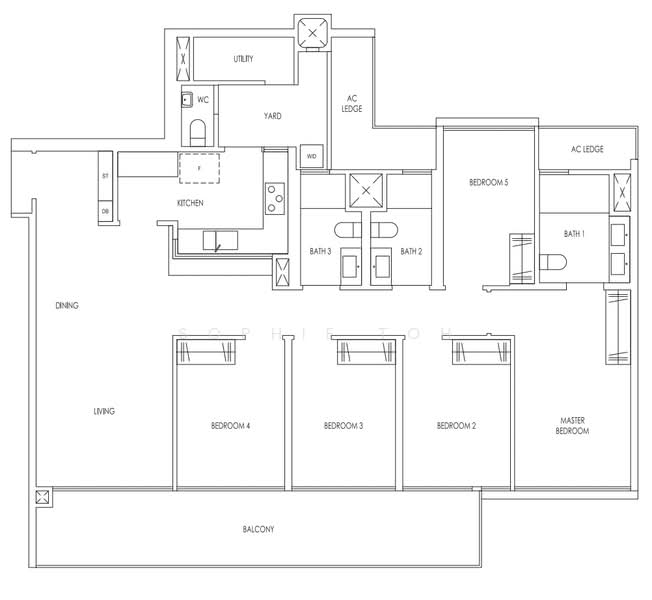 Treasure at Tampines, 57 Tampines Lane, Pasir Ris / Tampines, 5 Bedrooms, 1,690 sqft, Condominium For Rent, by Sophie Toh, 24892904 - PropertyGuru.com.sg
