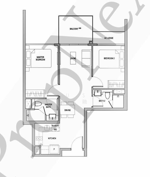 Affinity At Serangoon, 32 Serangoon North Avenue 1, 2 Bedrooms, 753 sqft, Condominium For Rent, by Mumu Shih 施沐融, 24895924 - PropertyGuru.com.sg