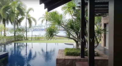 For Sale - 2 Sty Sentosa Cove Bungalow with full sea view, swimming pool and 4+1 Bedrooms