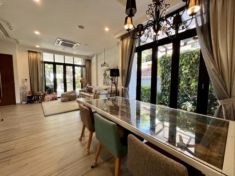 Thomson Hill, THOMSON HILLS, MAYFLOWER, SEMBAWANG HILLS ESTATE, 4 Bedrooms, 2,277 sqft, Corner Terrace For Sale, by Leo Low, 24903917 - Dining and living areas (ground level) - PropertyGuru.com.sg