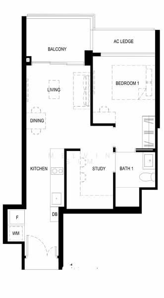 Normanton Park, 55 Normanton Park, 1 Bedroom, 581 sqft, Condominium For Rent, by Melvin Sim, 24906153 - PropertyGuru.com.sg