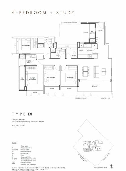 The Arcady At Boon Keng, 1037 Serangoon Road, 4 Bedrooms, 1,410 sqft, Condominium For Sale, by James Lee, 24906719 - PropertyGuru.com.sg