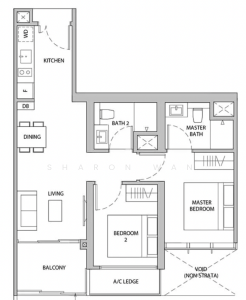 Dairy Farm Residences, 10 Dairy Farm Lane, Dairy Farm / Bukit Panjang / Choa Chu Kang, 2 Bedrooms, 710 sqft, Condominium For Rent, by Sharon Wan, 24907932 - PropertyGuru.com.sg