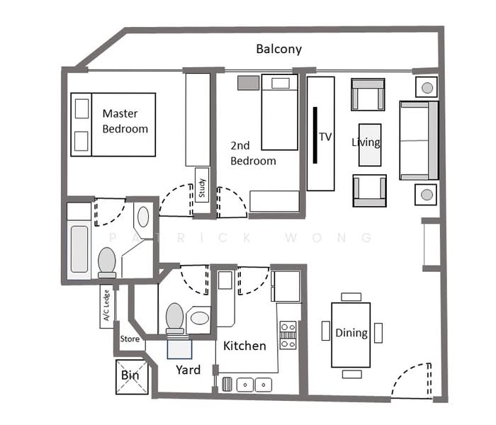 The Bencoolen, 180A Bencoolen Street, 2 Bedrooms, 979 sqft, Apartment For Rent, by Patrick Wong, 24918007 - PropertyGuru.com.sg