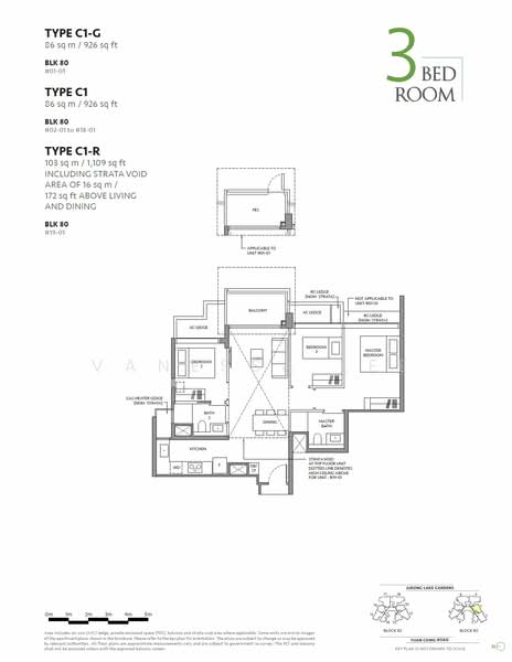 The LakeGarden Residences, , 3 Bedrooms, 1,292 sqft, Condominium For Sale, by Vanessa Lee, 24932406 - PropertyGuru.com.sg