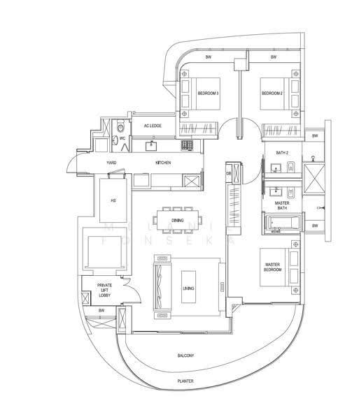 Cape Royale, 25 Cove Way, Harbourfront / Telok Blangah, 3 Bedrooms, 1,679 sqft, Condominium For Sale, by Melanie Fonseka, 24936877 - PropertyGuru.com.sg