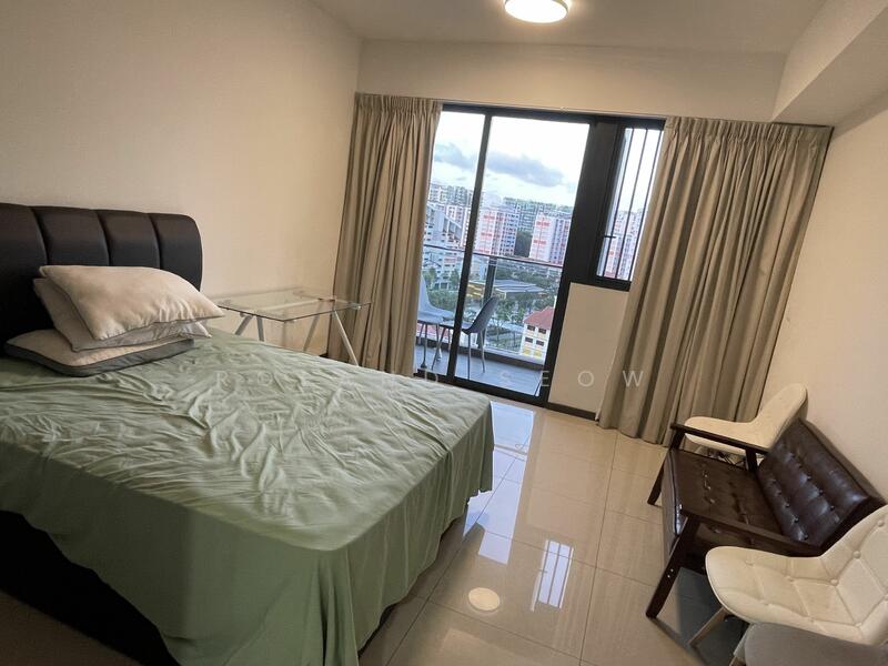 The Poiz Residences, 12 Meyappa Chettiar Road, 1 Bedroom, 441 sqft, Condominium For Rent, by Roland Seow, 24940620 - Bedroom facing bright balcony - PropertyGuru.com.sg