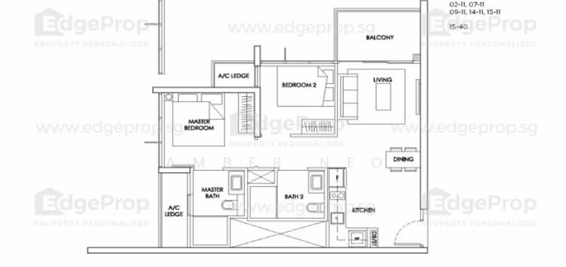 The Alps Residences, 105 Tampines Street 86, 2 Bedrooms, 700 sqft, Condominium For Rent, by Amber Neo, 24942137 - PropertyGuru.com.sg