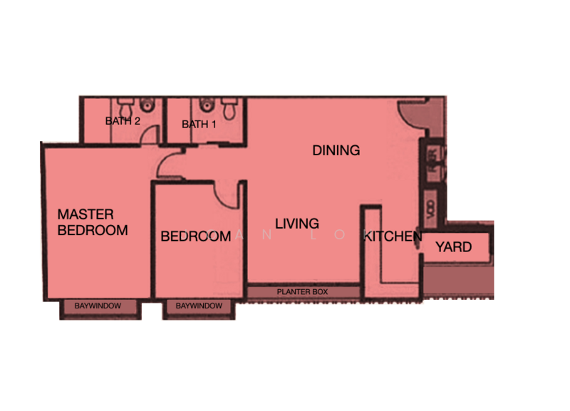 Chelsea Grove, 2 Martaban Road, 2 Bedrooms, 958 sqft, Apartment For Rent, by Joan Loh, 24944878 - PropertyGuru.com.sg