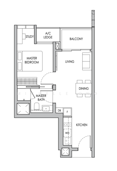 Sengkang Grand Residences, 80 Compassvale Bow, 1 Bedroom, 474 sqft, Condominium For Rent, by Michelle Ong, 24945142 - PropertyGuru.com.sg