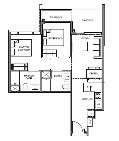 Leedon Green, 36 Leedon Heights, 2 Bedrooms, 710 sqft, Condominium For Rent, by Carrie Yin, 24945798 - PropertyGuru.com.sg