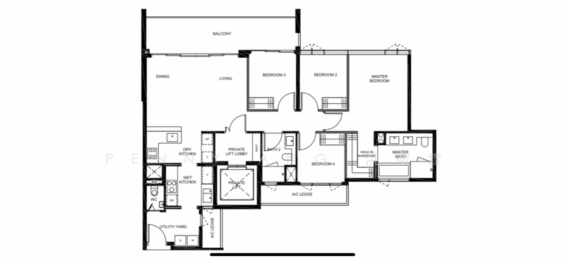 Leedon Green, 36 Leedon Heights, 4 Bedrooms, 1,496 sqft, Condominium For Rent, by Penny Ang 洪微霖, 24945900 - PropertyGuru.com.sg