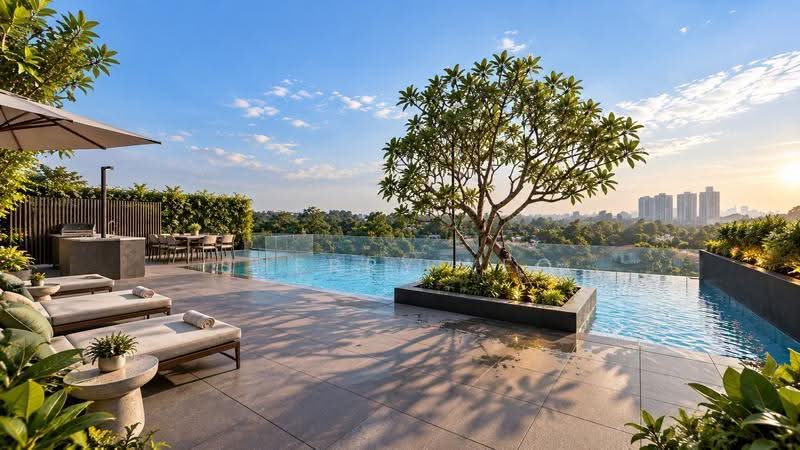Cluny Park Residence, 99 Cluny Park Road, Tanglin / Holland / Bukit Timah, 2 Bedrooms, 840 sqft, Condominium For Rent, by Sherry Yeo, 24954769 - Pool - PropertyGuru.com.sg