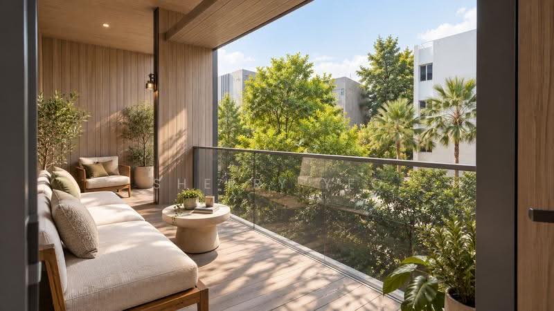 Cluny Park Residence, 99 Cluny Park Road, Tanglin / Holland / Bukit Timah, 2 Bedrooms, 840 sqft, Condominium For Rent, by Sherry Yeo, 24954769 - Balcony - PropertyGuru.com.sg