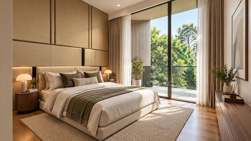 Cluny Park Residence, 99 Cluny Park Road, Tanglin / Holland / Bukit Timah, 2 Bedrooms, 840 sqft, Condominium For Rent, by Sherry Yeo, 24954769 - Master bedroom - PropertyGuru.com.sg