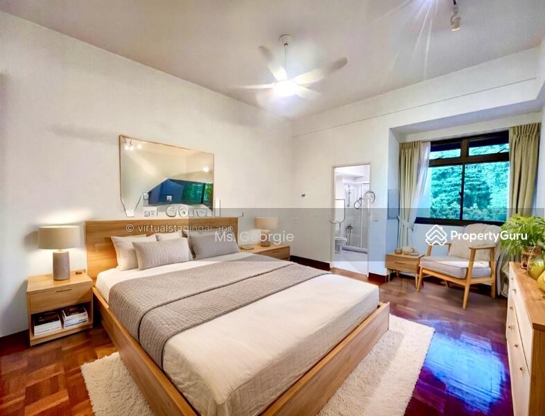 Master Bedroom virtually staged for reference