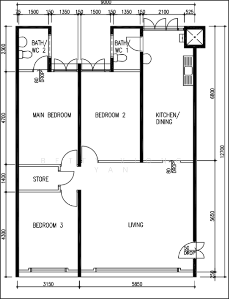 55 Chai Chee Drive, 55 Chai Chee Drive, Room Rental, 150 sqft, HDB Flat For Rent, by Betty Xiong Yan, 24958942 - PropertyGuru.com.sg