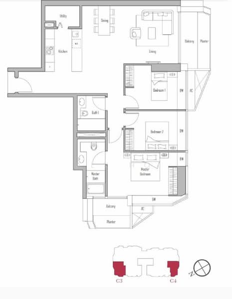 V On Shenton, 5 Shenton Way, 1 Bedroom, 441 sqft, Apartment For Rent, by Aly Ho, 24959373 - PropertyGuru.com.sg