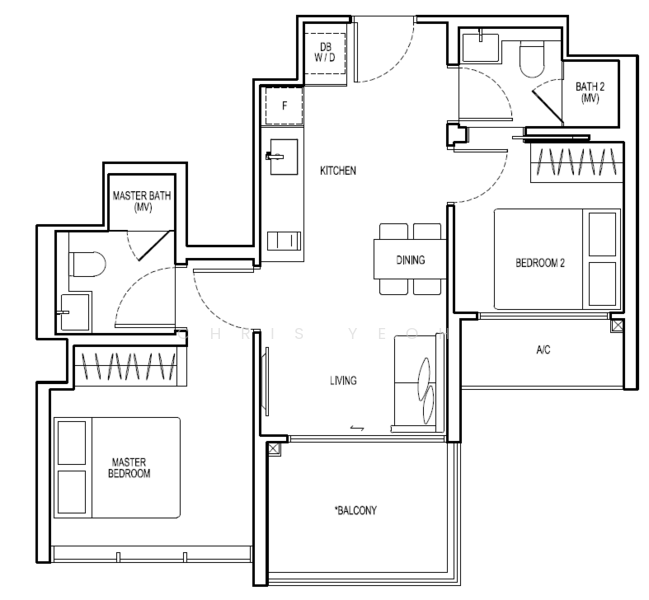 View at Kismis Condominium For Sale at S$ 1,270,000 | PropertyGuru Singapore