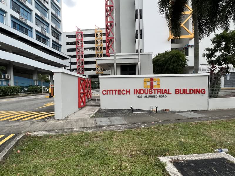 Cititech Industrial Building, 629 Aljunied Road, 1,399 sqft, Light Industrial (B1) For Sale, by Bill Singh, 24973334 - CommercialGuru.com.sg