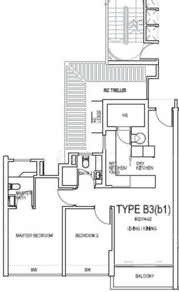 Waterfront Isle, 730 Bedok Reservoir Road, 2 Bedrooms, 904 sqft, Condominium For Rent, by Caryn Annabelle Ho, 24975416 - PropertyGuru.com.sg