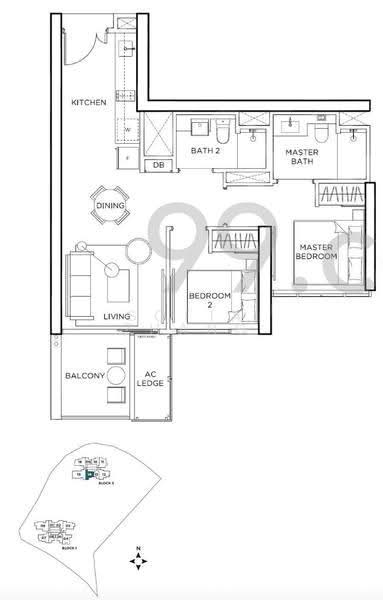 Gem Residences, 1 Lorong 5 Toa Payoh, Balestier / Toa Payoh, 2 Bedrooms, 678 sqft, Condominium For Rent, by Sofia Zhang, 24982426 - PropertyGuru.com.sg