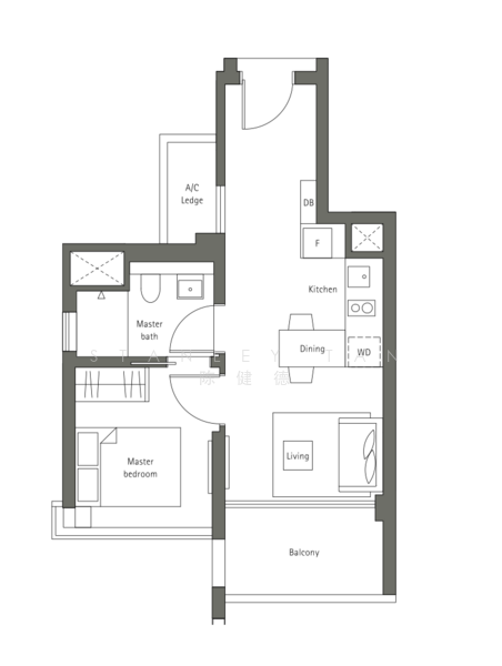 Principal Garden, 93 Prince Charles Crescent, 1 Bedroom, 506 sqft, Condominium For Rent, by Stanley Tan 陈健德, 24984521 - PropertyGuru.com.sg